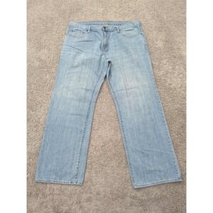 Old Navy Jeans Mens 40x30 Blue Denim Straight Loose 100% Cotton Casual